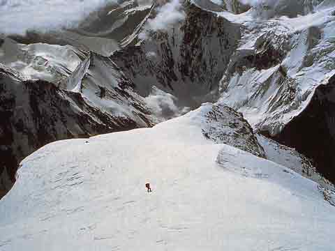 
The K2 Snow Shoulder Is So Expansive That Orientation Becomes Impossible In Bad Weather - Wanda Rutkiewicz: A Caravan Of Dreams book
